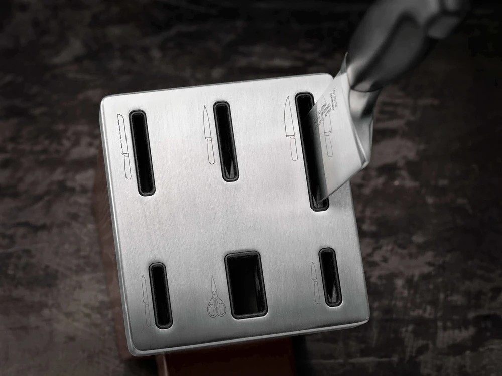 ZWILLING FOUR STAR 7 dalių tamsaus uosinio peilių rinkinys su KIS technologija