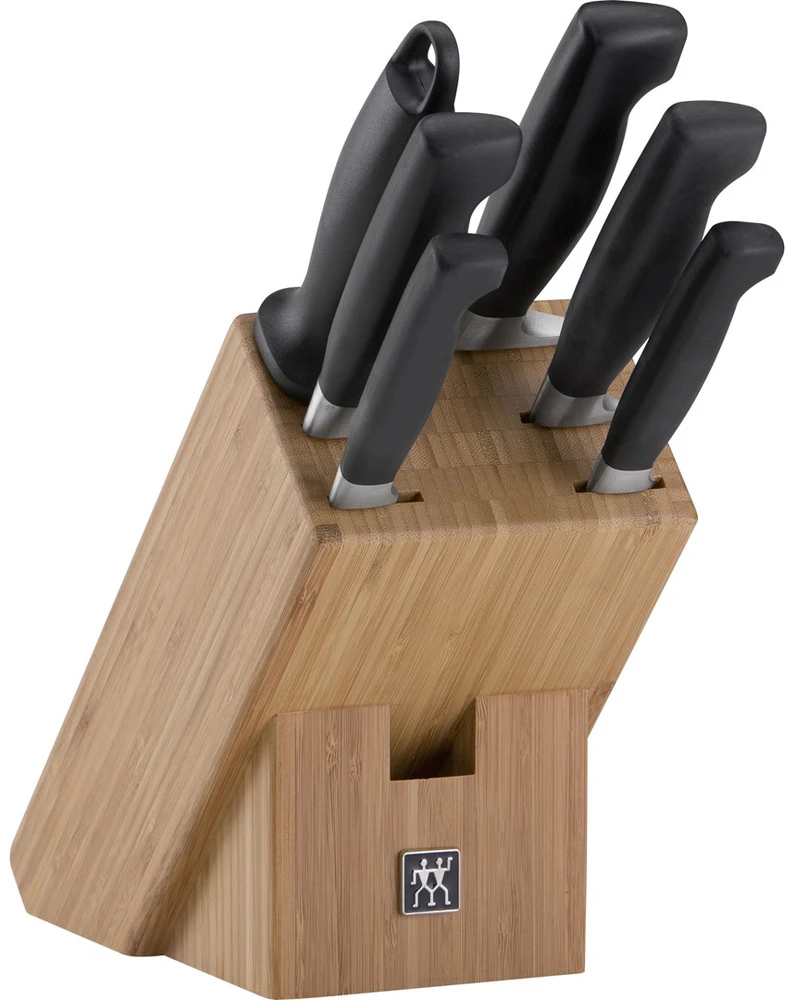 Peilis Set ZWILLING Vier Sterne 35068-003-0 (bread peilis, chef peilis, Peilis block, peilis for peeling fruits ir daržovės,