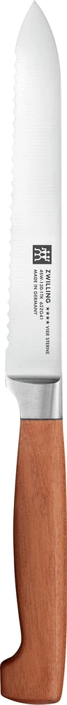 Zwilling - VIER STERNE medinių peilių laikiklio rinkinys - rudas