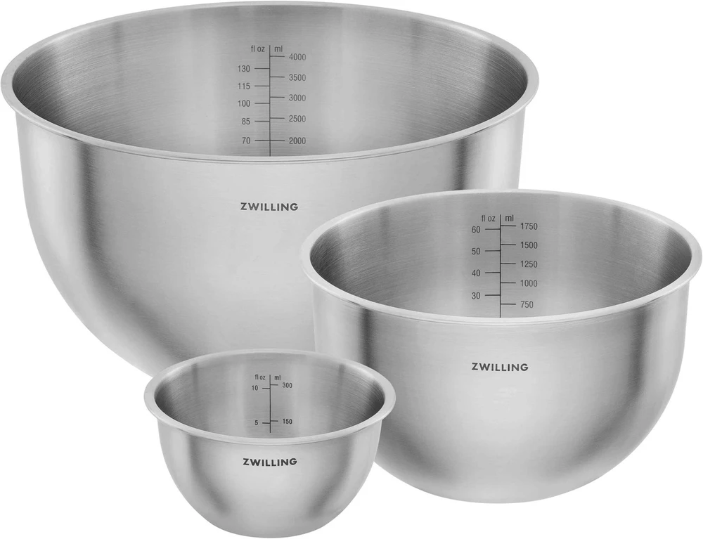 ZWILLING FRESH & SAVE 3 plieninių dubenėlių rinkinys