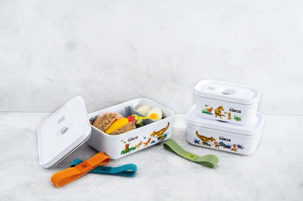 ZWILLING FRESH & SAVE Priešpiečių dėžutė plastikowy dinos 0.85 ltr