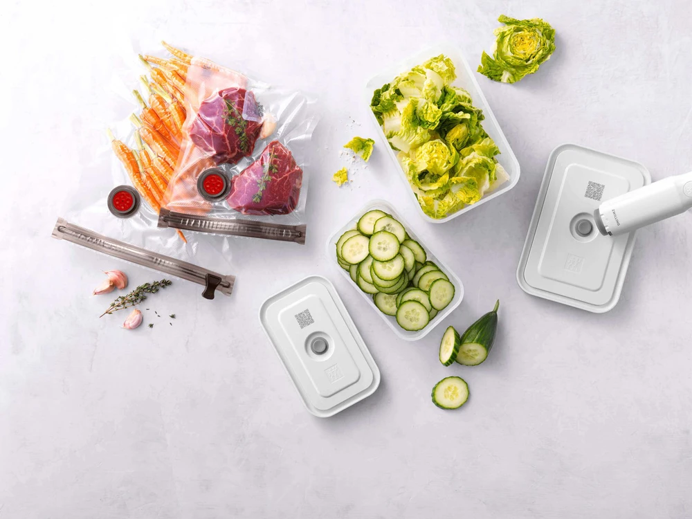 Vakuumavimo rinkinys ZWILLING Fresh & Save 7 dalių, Stiklas, M/L