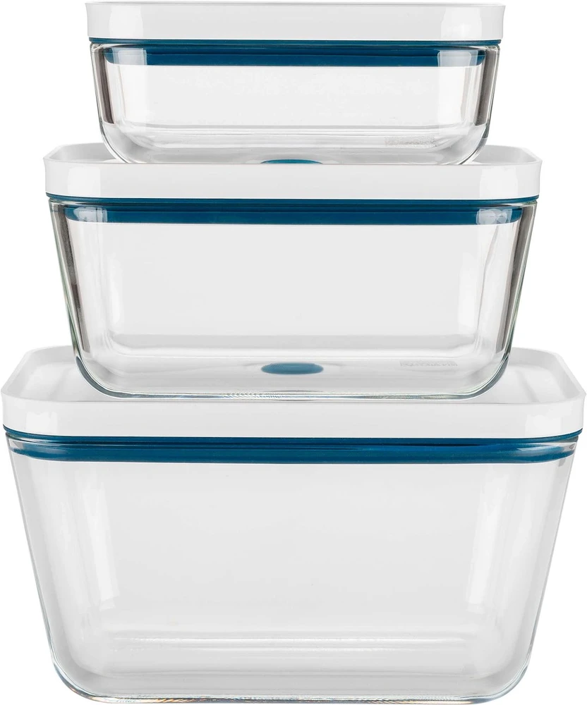 ZWILLING Fresh & Save vakuuminių dėžių rinkinys, S/M/L / 3 vnt. stiklinių la-mer La Mer Line be kištuko