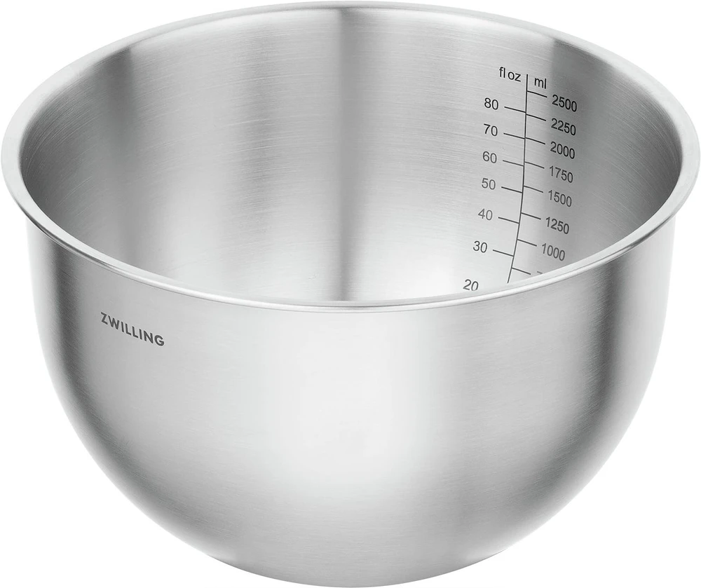 ZWILLING FRESH & SAVE Rinkinys 2 stalowych misek su dangteliu - sidabrinė