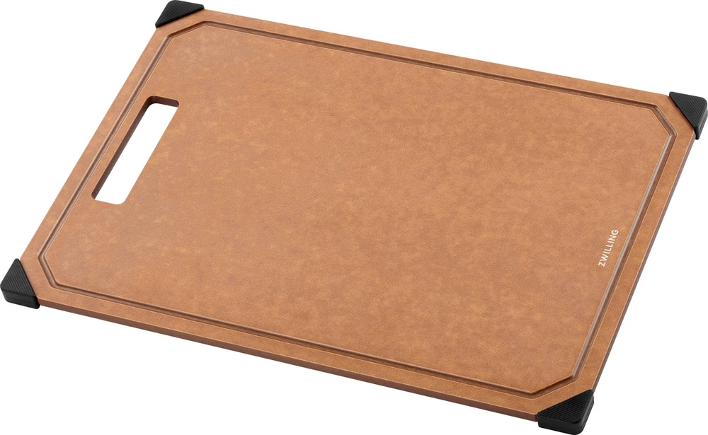 ZWILLING medienos pluošto virtuvės lenta - 37 x 25,5 cm, ruda
