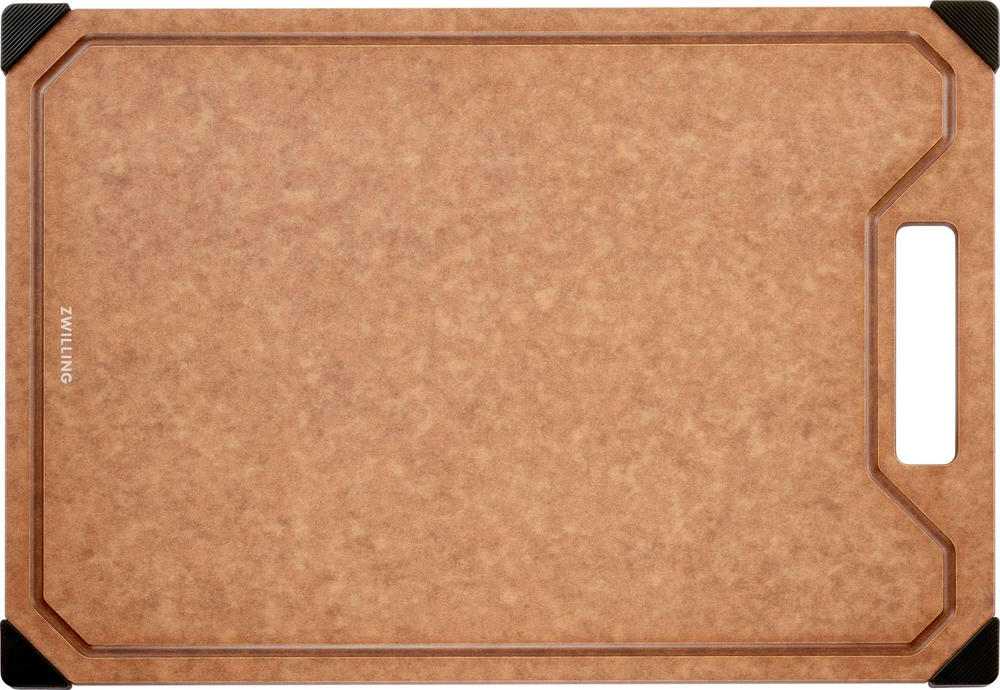 ZWILLING medienos pluošto virtuvės lenta - 37 x 25,5 cm, ruda