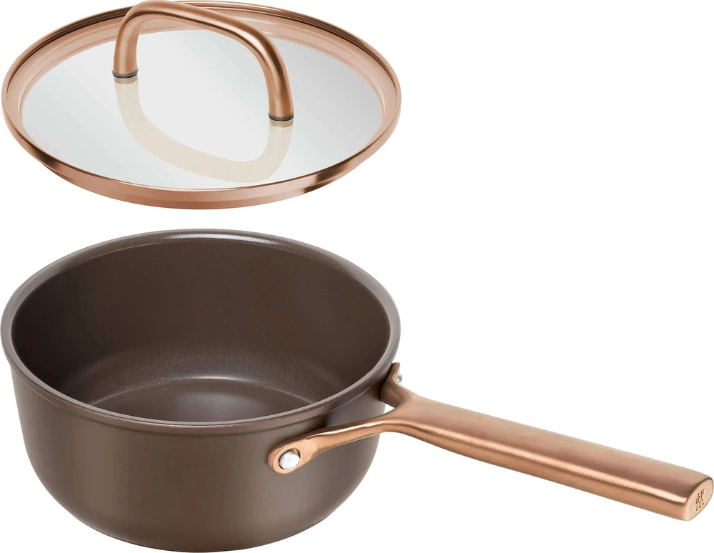 Zwilling ZWILLING Milano Prikaistuvis with Glass Lid 18 cm, Brown