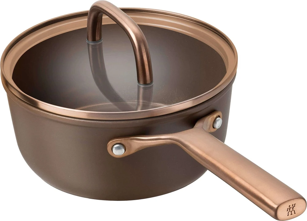 Zwilling ZWILLING Milano Prikaistuvis with Glass Lid 18 cm, Brown