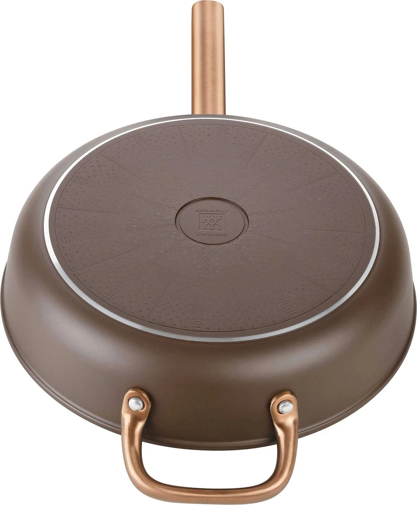 Keptuvė Zwilling ZWILLING Milano Sauté Pan with Glass Lid 28 cm, Brown
