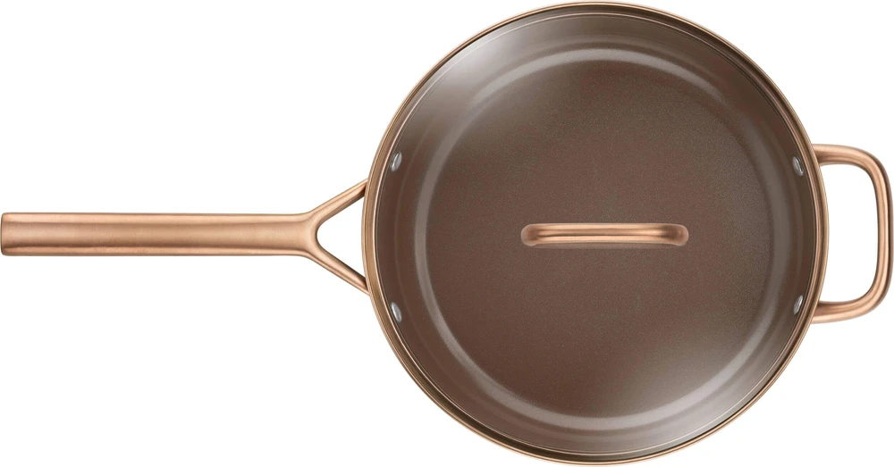 Keptuvė Zwilling ZWILLING Milano Sauté Pan with Glass Lid 28 cm, Brown