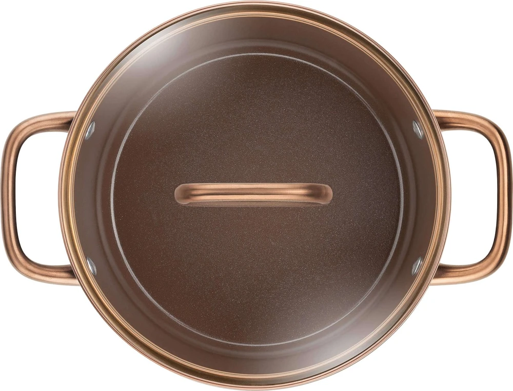 Zwilling ZWILLING Milano Stock Puodas with Glass Lid 24 cm, Brown