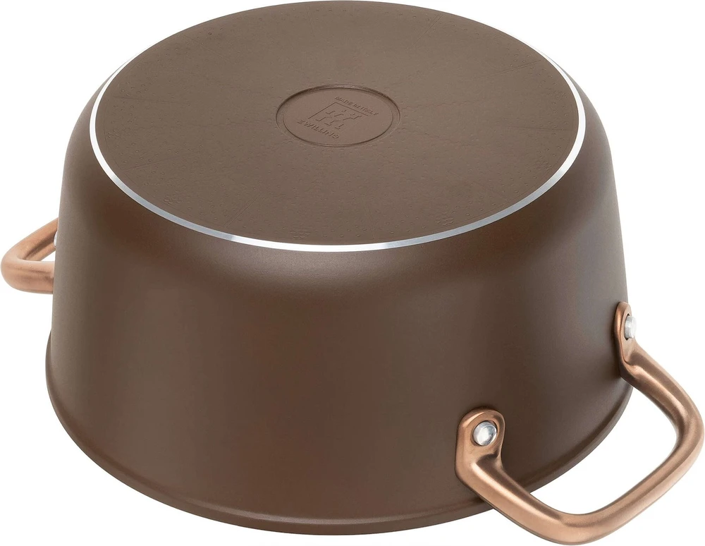 Zwilling ZWILLING Milano Stock Puodas with Glass Lid 24 cm, Brown