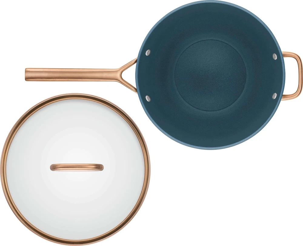 ZWILLING MILANO Wok su dangteliu 30 cm mėlyna
