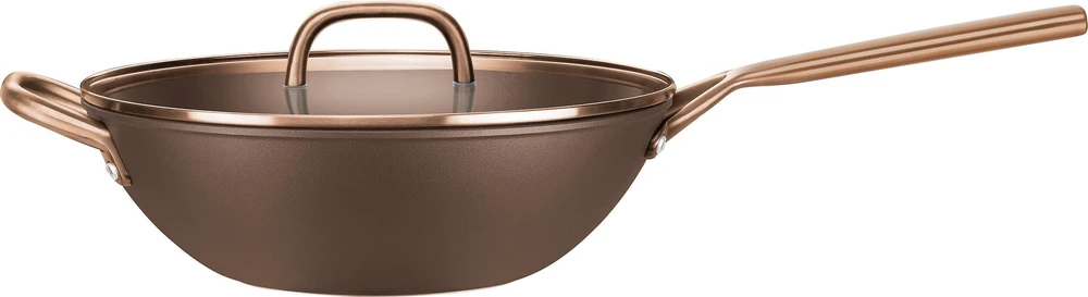 ZWILLING MILANO Wok su dangteliu 30 cm ruda