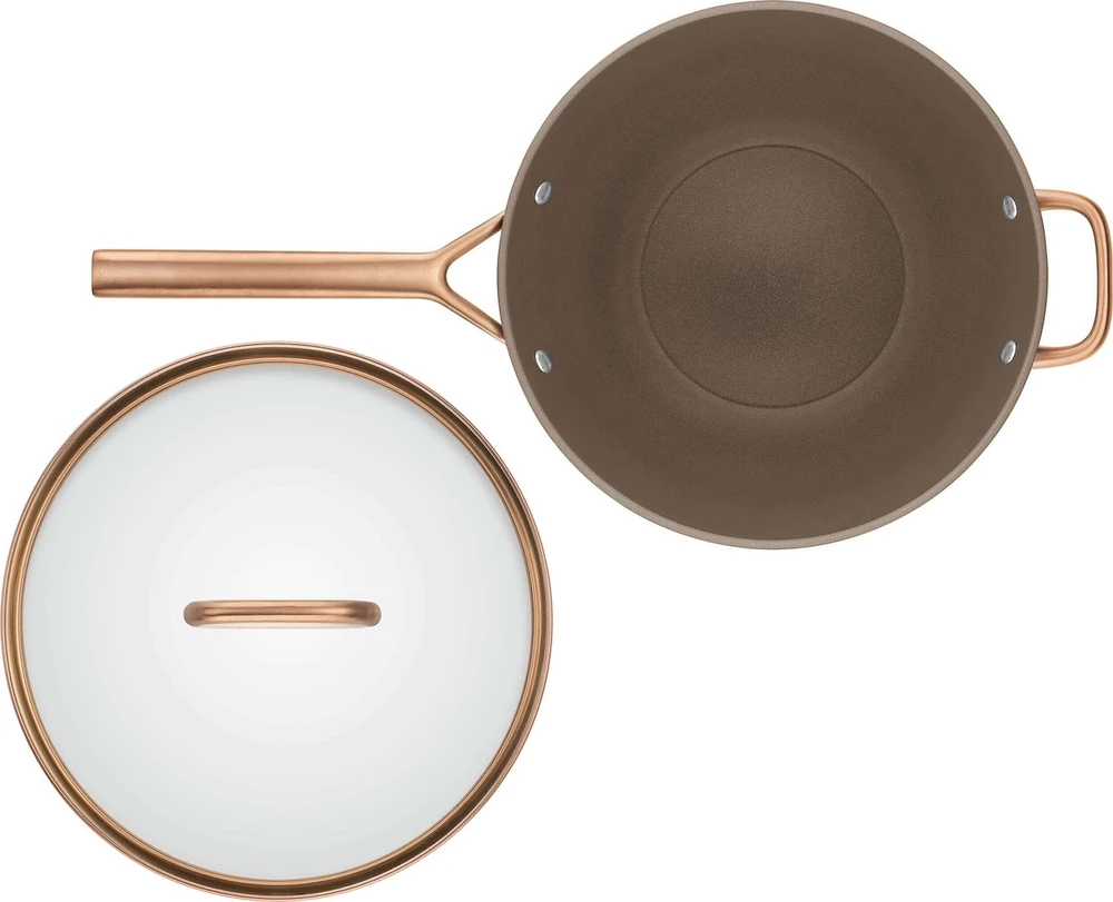ZWILLING MILANO Wok su dangteliu 30 cm ruda