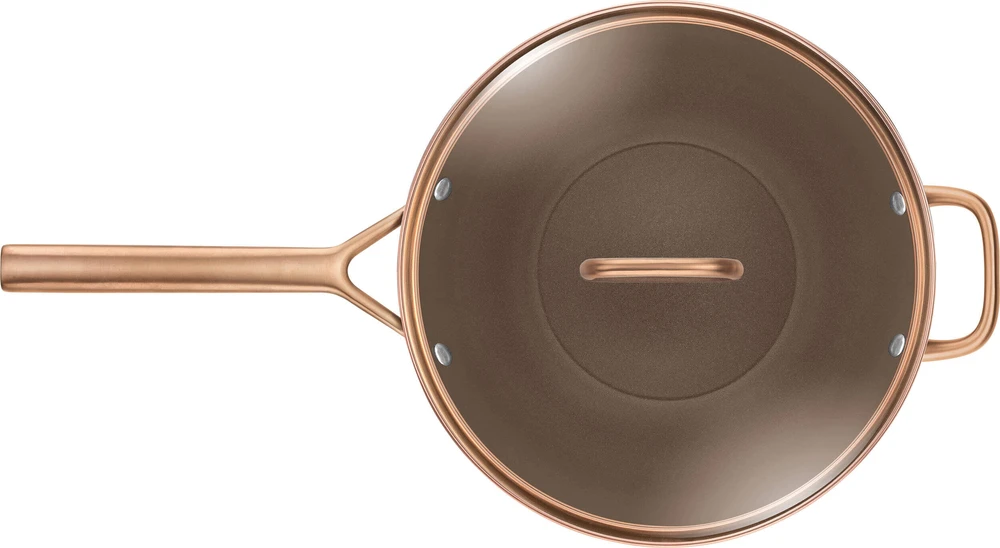 ZWILLING MILANO Wok su dangteliu 30 cm ruda