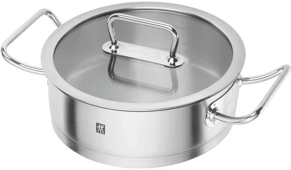ZWILLING žemas puodas, porcija, nerūdijančio plieno, 24 cm, su dangteliu - Pro