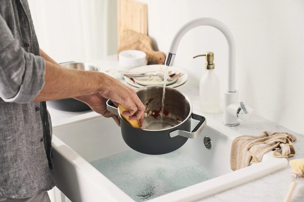 Zwilling - Pure puodų ir keptuvių rinkinys - pilkas - 3 dalių