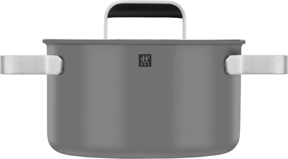 Zwilling - Pure puodų ir keptuvių rinkinys - pilkas - 3 dalių
