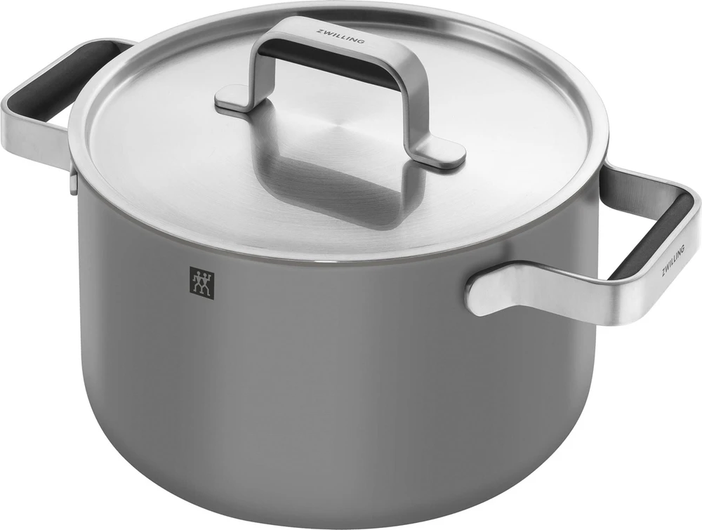 Zwilling - Pure puodų ir keptuvių rinkinys - pilkas - 3 dalių
