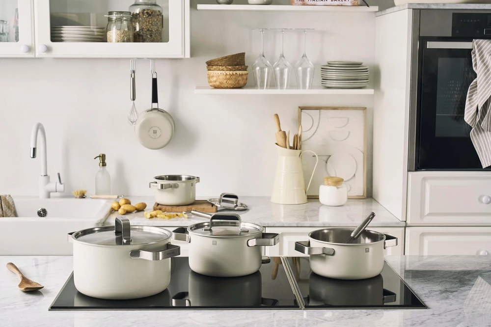 ZWILLING Pure virtuvės puodų rinkinys, 5 dalių, 18/10 nerūdijantis plienas