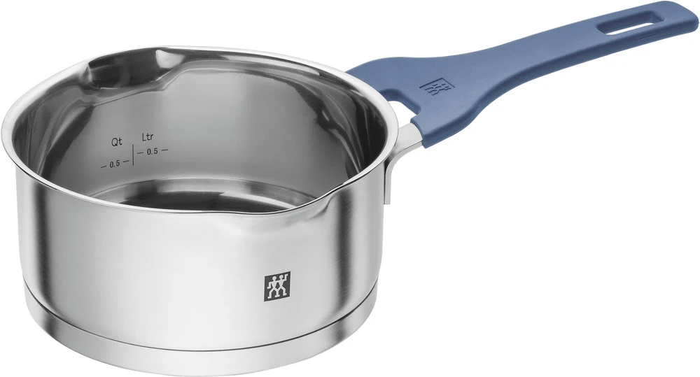 Puodų rinkinys Zwilling Simplify, 5 vnt., su melsvais dangčiais