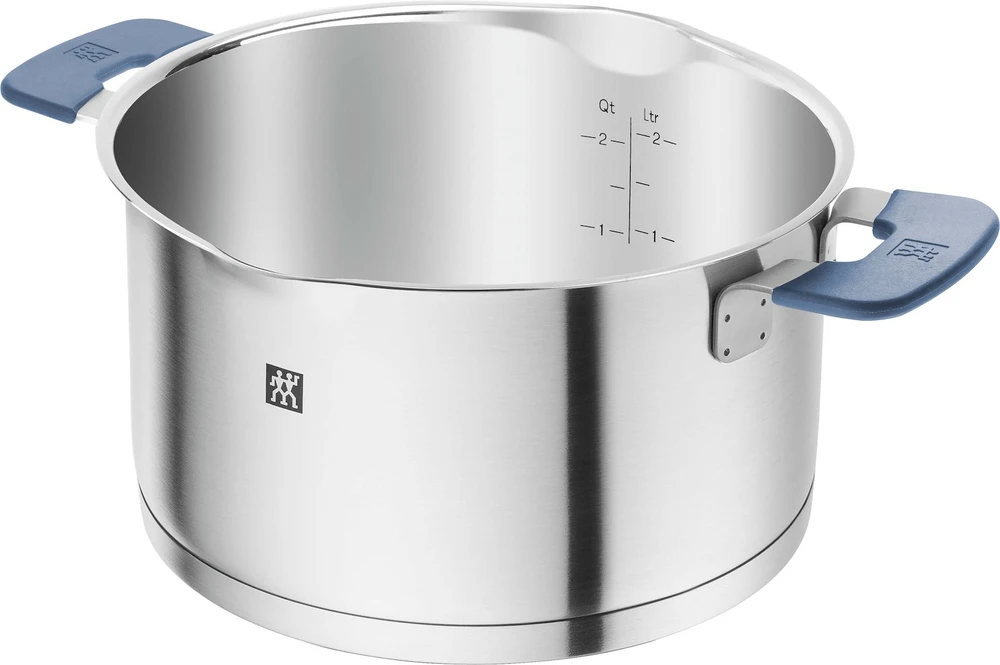 Puodų rinkinys Zwilling Simplify, 5 vnt., su melsvais dangčiais