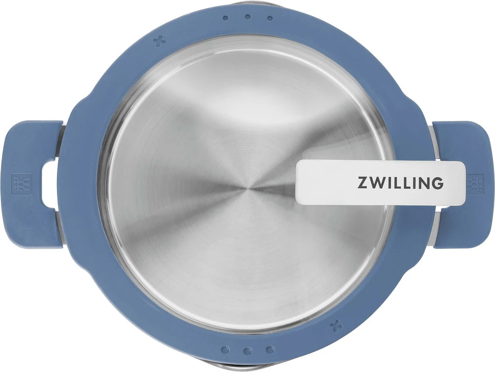 Puodų rinkinys Zwilling Simplify, 5 vnt., su melsvais dangčiais