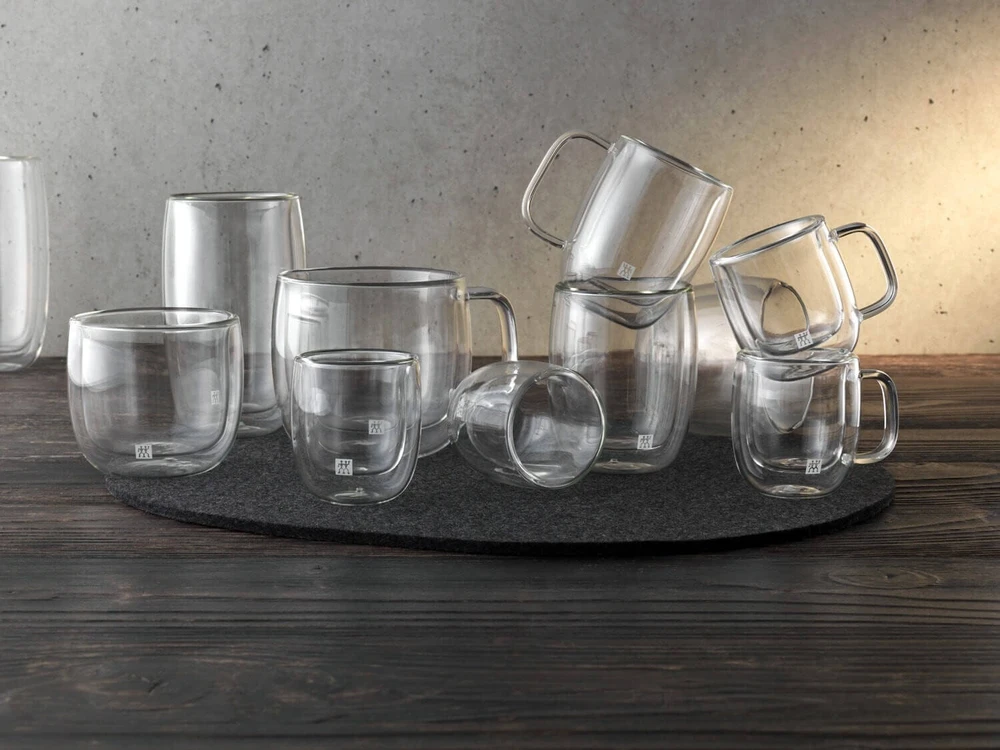 Gėrimų Indai - ZWILLING Sorrento Espresso Stiklai 2x80 ml Dvigubo Sienelės