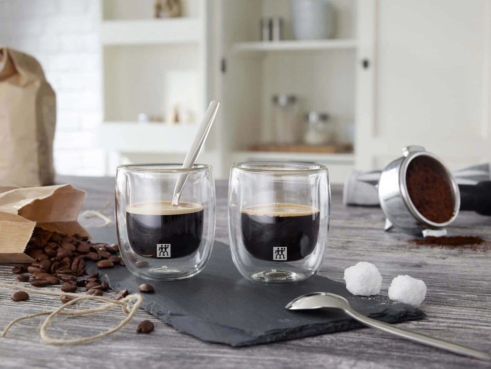 ZWILLING Sorrento permatomų espresso stikliukų rinkinys, 2 vnt.