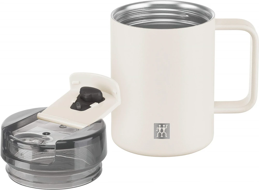 ZWILLING THERMO PLUS Termo puodelis su laikikliu - 380 ml, kreminė