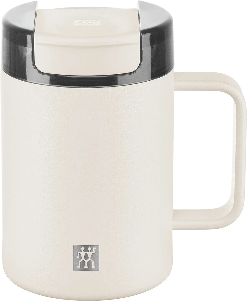 ZWILLING THERMO PLUS Termo puodelis su laikikliu - 380 ml, kreminė