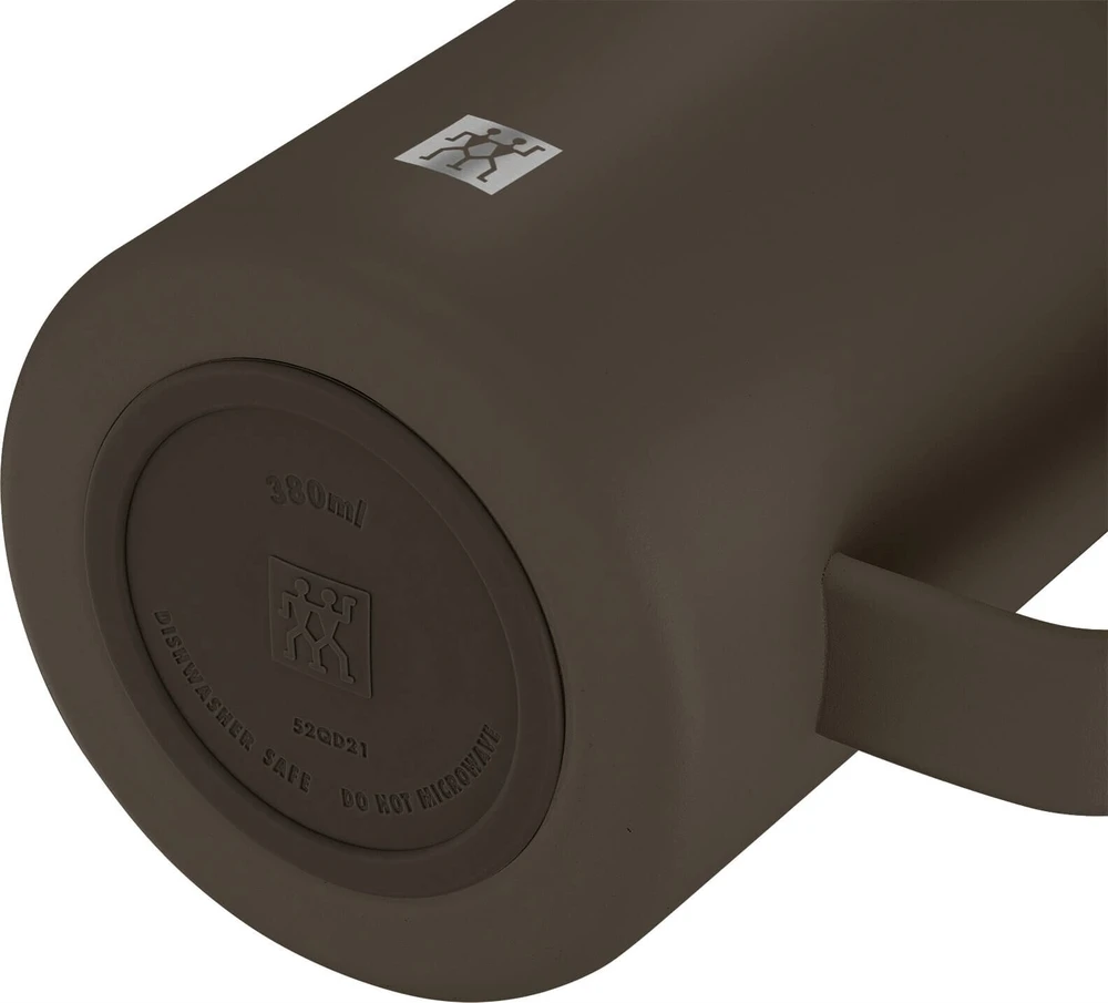 ZWILLING THERMO PLUS Termo puodelis su laikikliu - 380ml, ruda