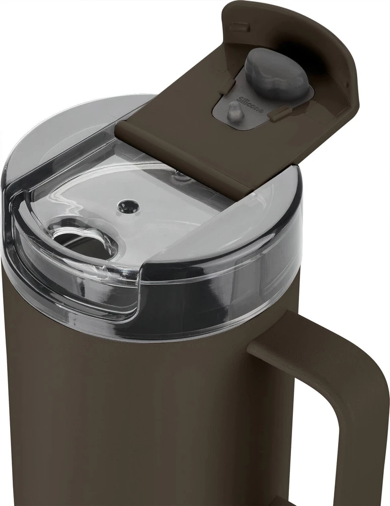 ZWILLING THERMO PLUS Termo puodelis su laikikliu - 380ml, ruda