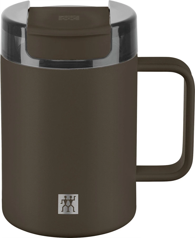 ZWILLING THERMO PLUS Termo puodelis su laikikliu - 380ml, ruda