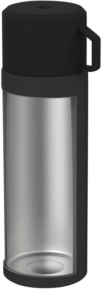 ZWILLING THERMO (39500-514-0) Thermo jug with a mug 1 liter Nerūdijantis plienas Juodas