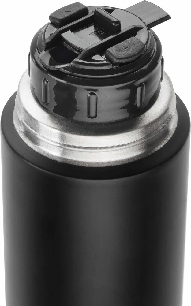ZWILLING THERMO (39500-514-0) Thermo jug with a mug 1 liter Nerūdijantis plienas Juodas