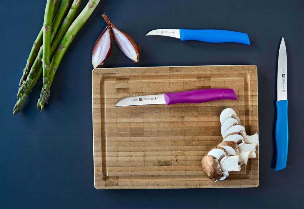 ZWILLING TWIN GRIP Daržovių ir vaisių peilis 8 cm, violetinis