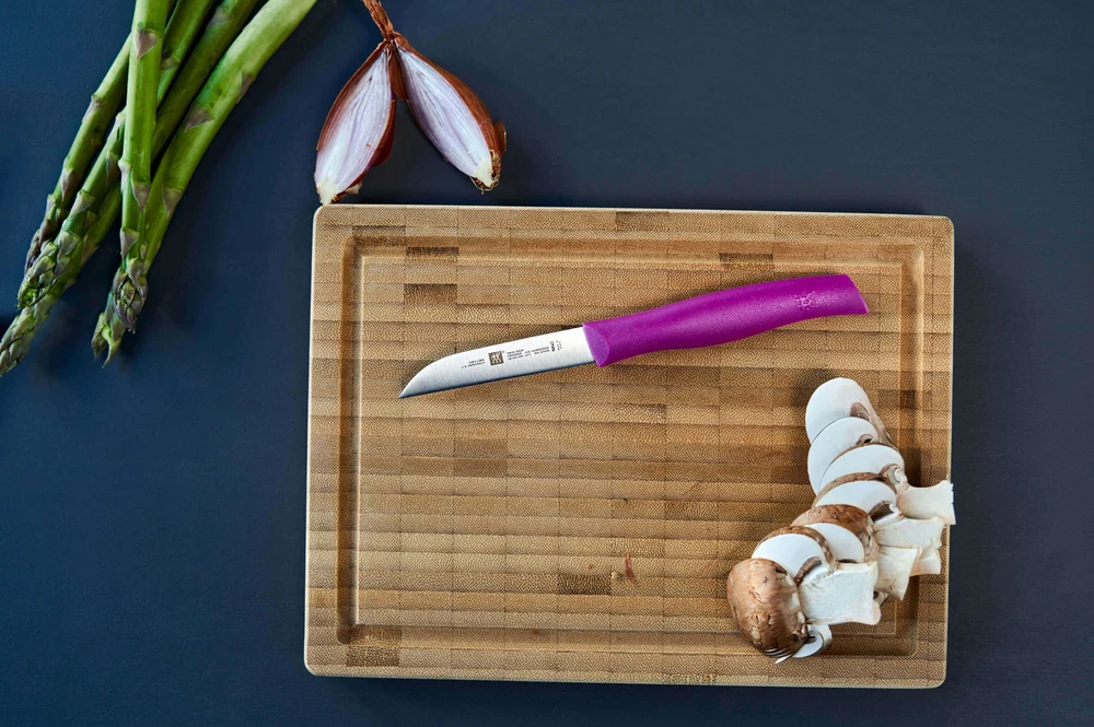 ZWILLING TWIN GRIP Daržovių ir vaisių peilis 8 cm, violetinis