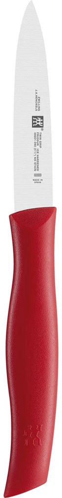 ZWILLING TWIN GRIP Daržovių ir vaisių peilis 9 cm, raudonas