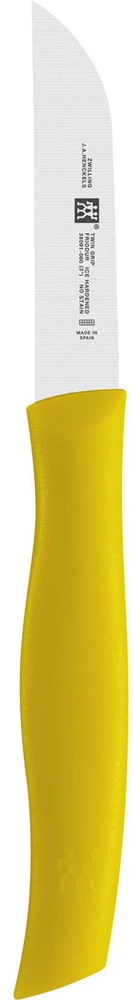 ZWILLING TWIN GRIP Daržovių lupimo peilis 8 cm, geltonas