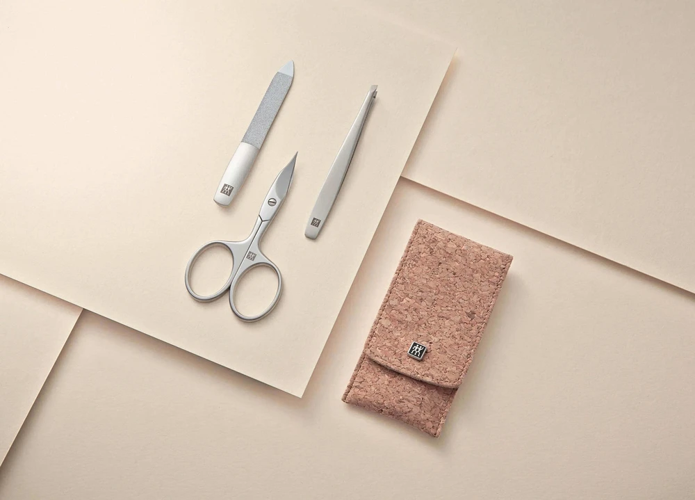 Zwilling komplektas do manicure - korkowe etui, 3 elementy