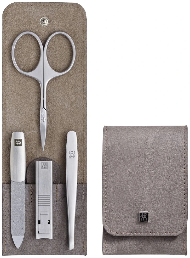 Zwilling komplektas do manicure - taupe, 4 elementy