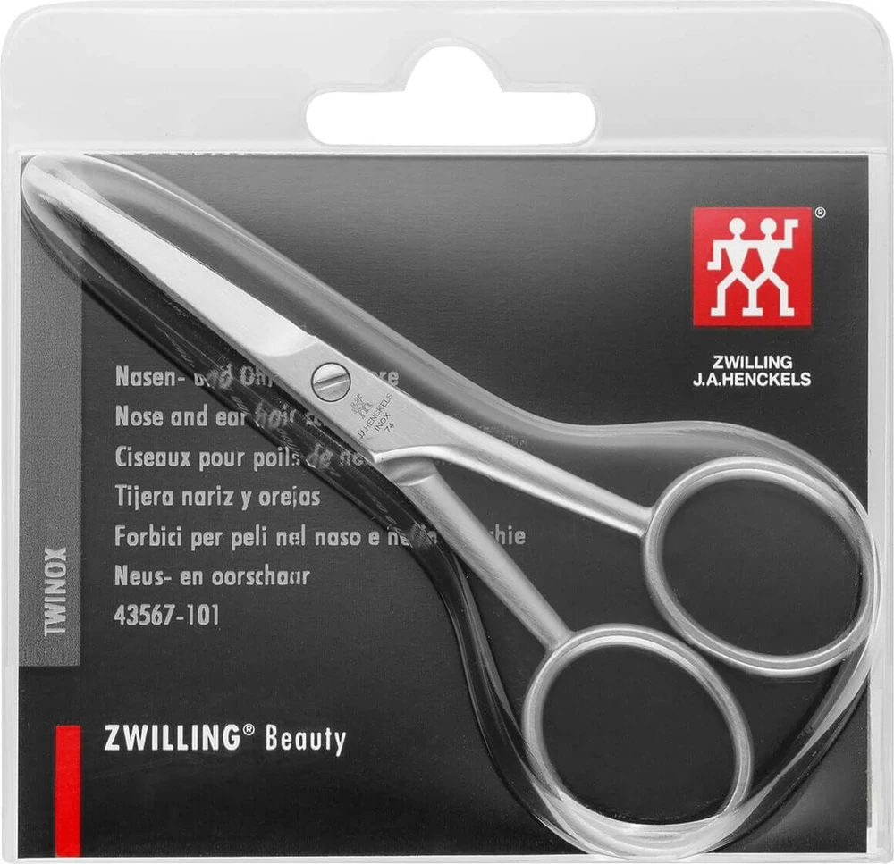 Zwilling TWINOX nerūdijančio plieno nosies ir ausų plaukų žirklės
