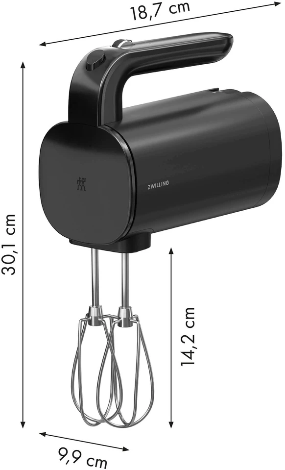 ZWILLING 1030455 plakiklis Rankinis plaktuvas 250 W Juoda
