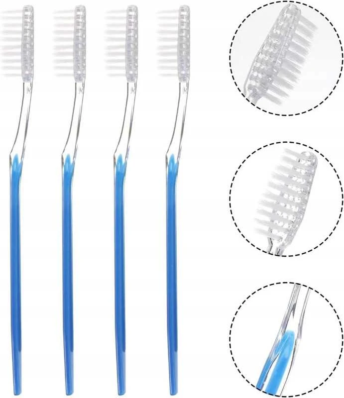 Dantų šepetėlis 100 vienkartinių šepetėlių – skirti vaikų dantų valymui ir fluorizavimui
