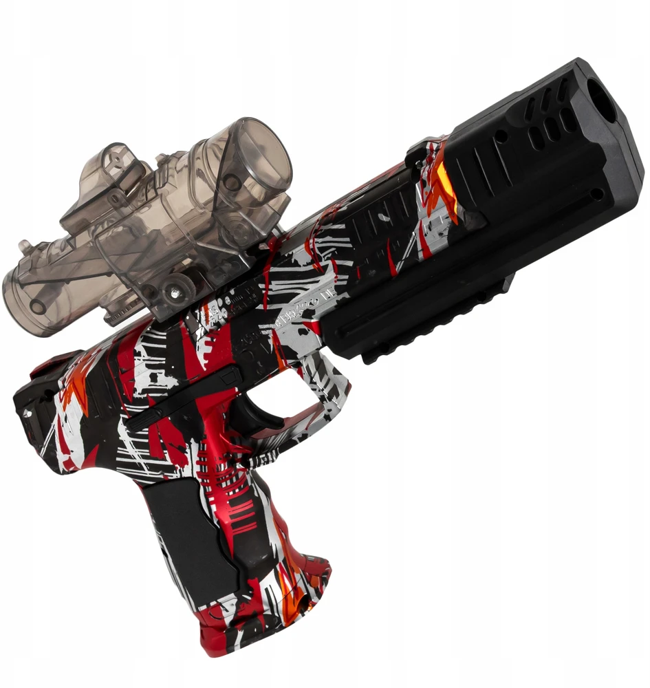 2-in-1 automatinis gelinių rutuliukų pistoletas click4TOYS