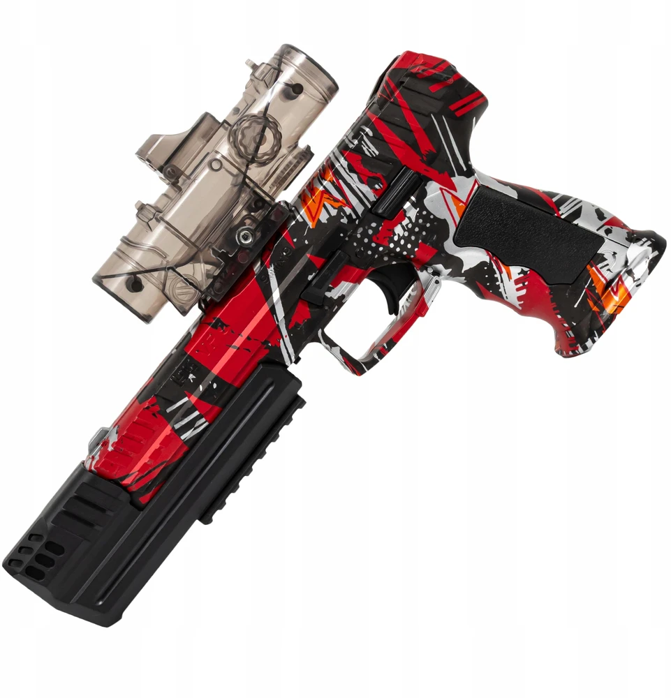 2-in-1 automatinis gelinių rutuliukų pistoletas click4TOYS