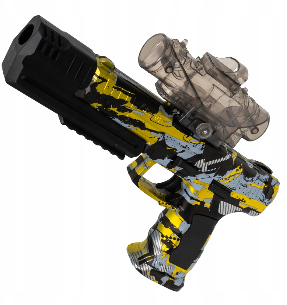 2-in-1 automatinis gelinių rutuliukų pistoletas click4TOYS