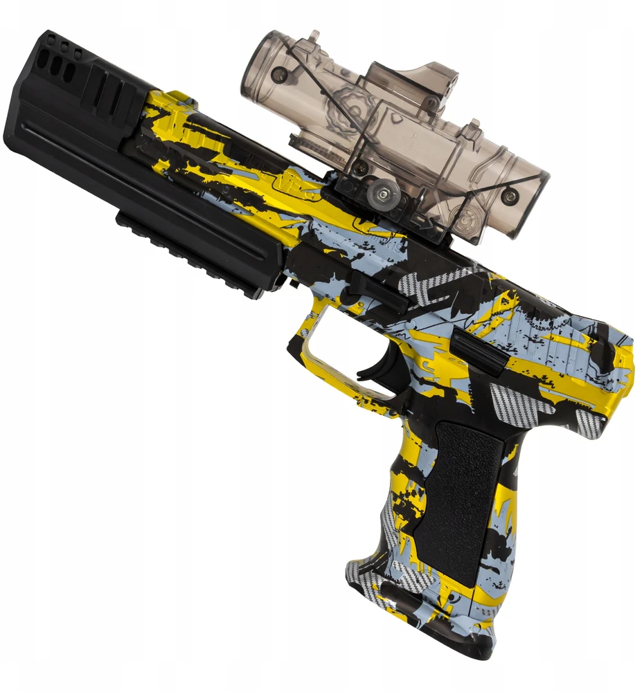 2-in-1 automatinis gelinių rutuliukų pistoletas click4TOYS